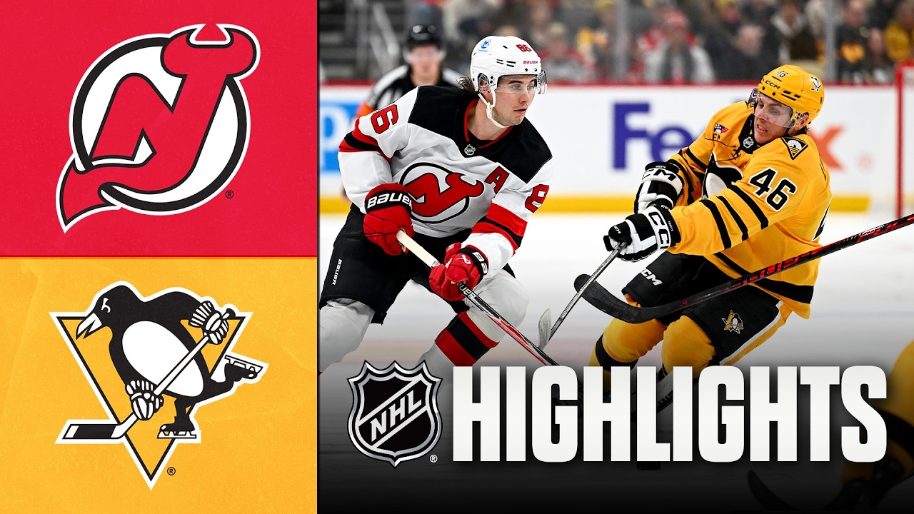 Devils vs. Penguins NHL Highlights π