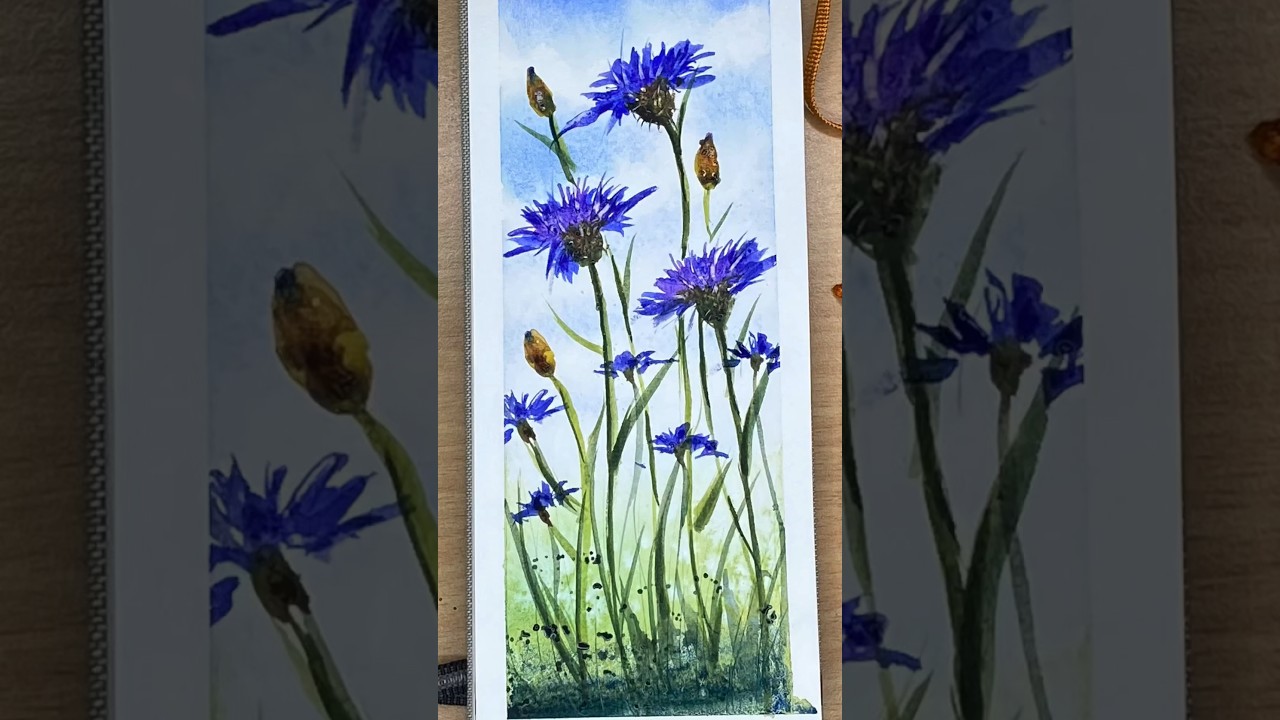 Beautiful Watercolor Flower Painting 🎨
