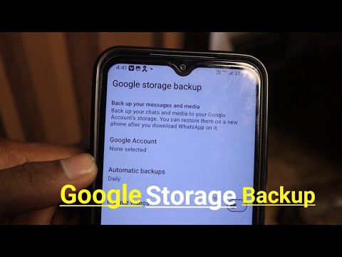 Google Storage Backup for WhatsApp π¦