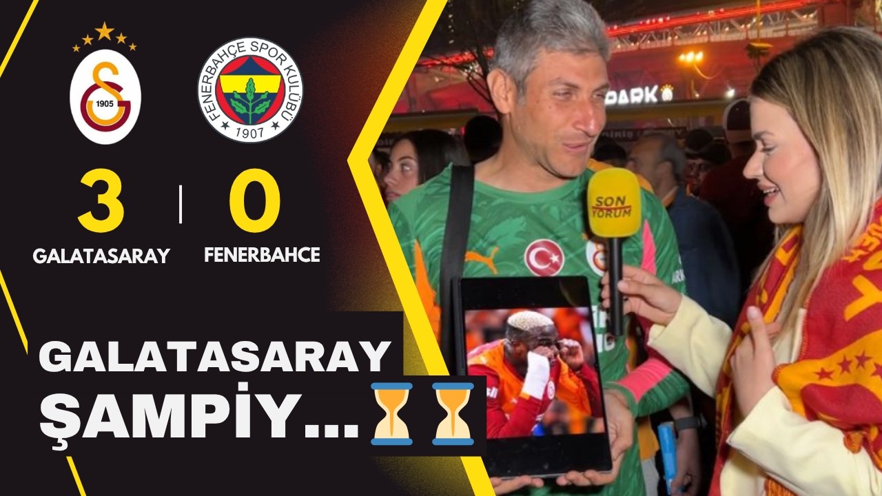 Derbide Güç Gösterisi! Galatasaray 3-0 Fenerbahçe Taraftar Röportajı
