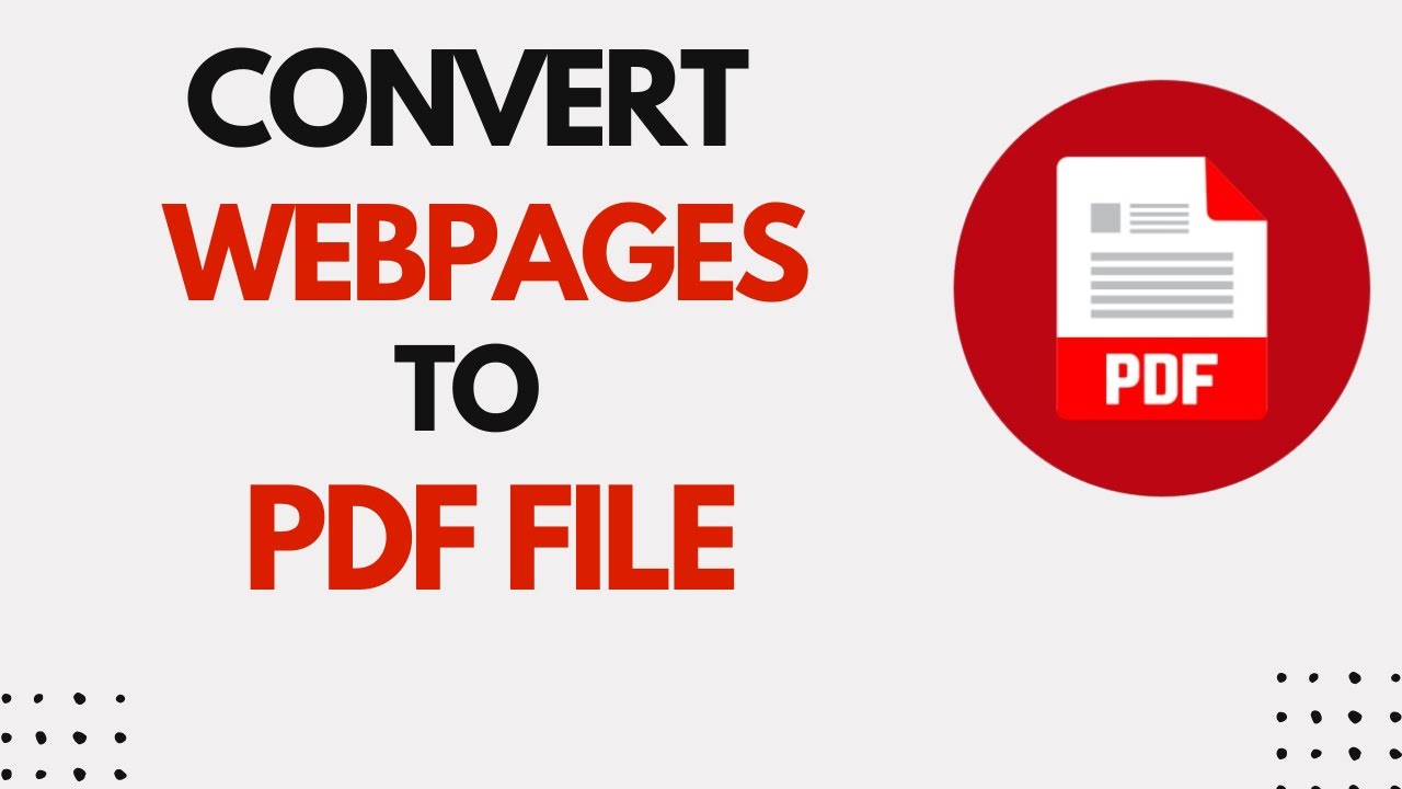 Easily Convert Webpages to PDF on PC & Mobile 📄