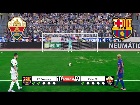 BARCELONA vs ELCHE - LA LIGA 25/26 | FULL PENALTY SHOOTOUT | HIGHLIGHTS