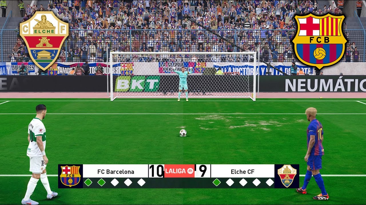 Barcelona vs Elche - La Liga 2025/26 Full Penalty Shootout Highlights ⚽