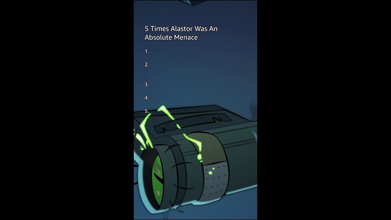 Alastor, the Menace You Are 😈 #HazbinHotel