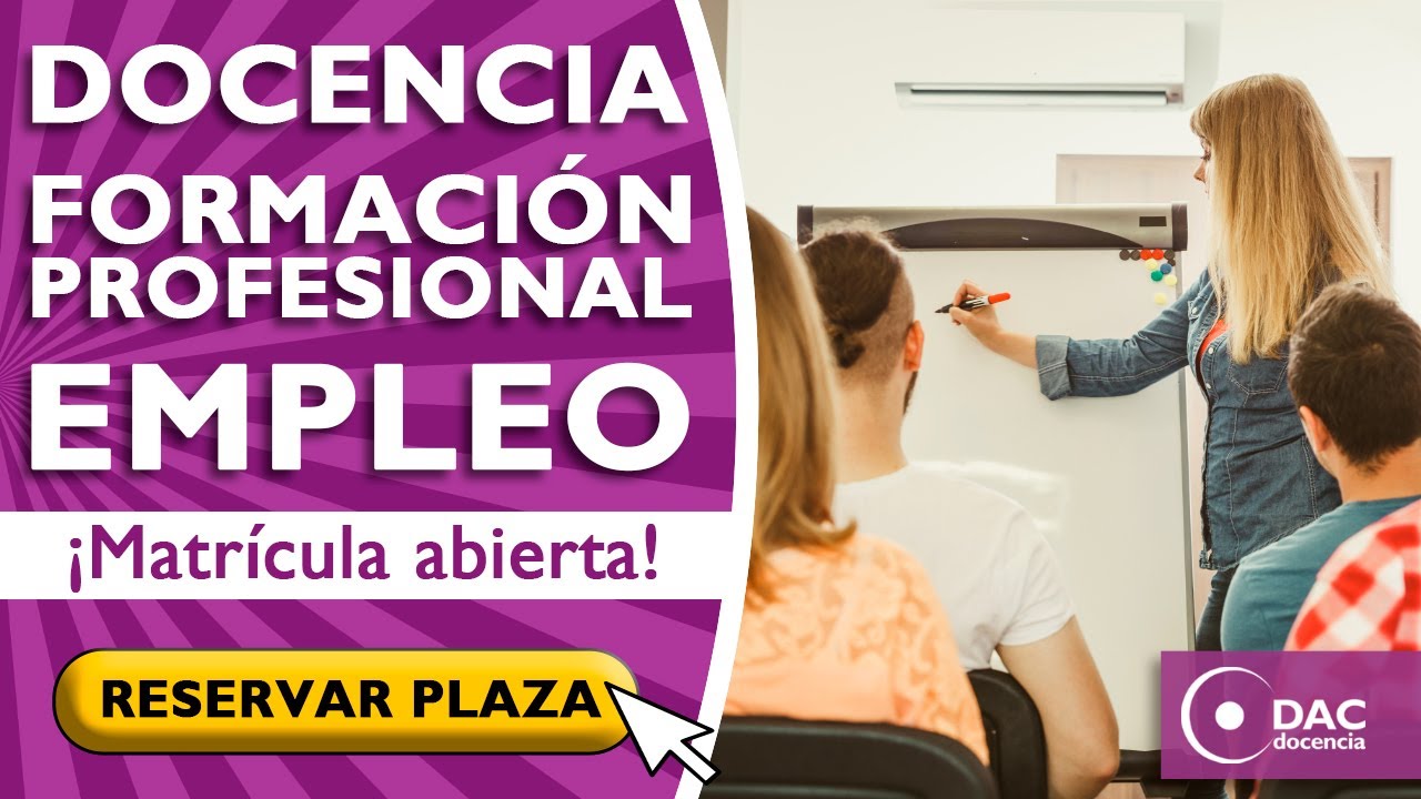 Certificación en Docencia de la Formación Profesional para el Empleo
