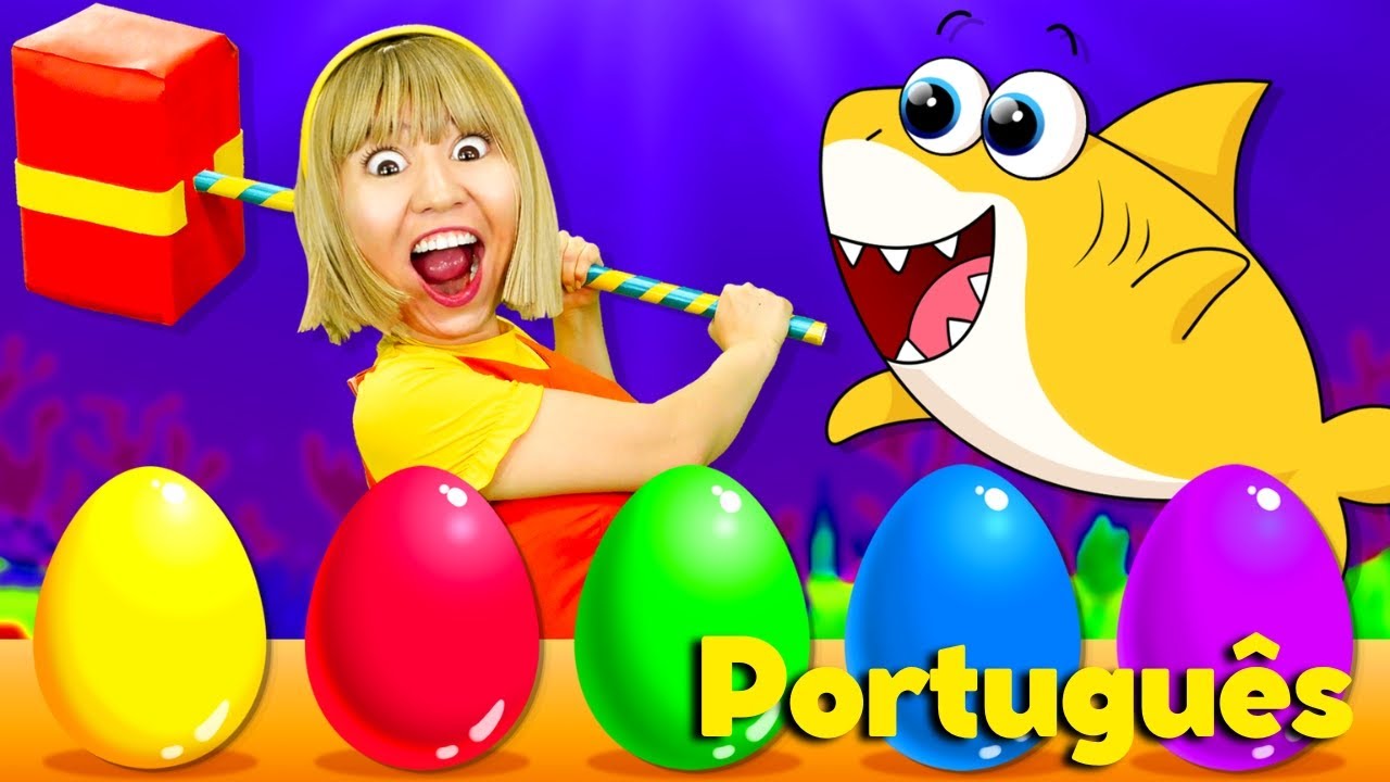 5 Ovos Surpresa Coloridos 🎉 | Canções Divertidas para Crianças