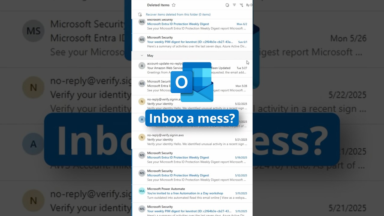Organize Your Outlook Inbox with This 3-Folder Hack