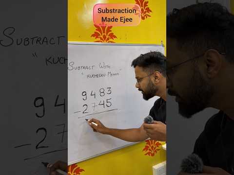Subtraction Trick in 10 Seconds!! ๐ฑ๐ค#shorts #mathematics #maths #learning #vedantumath