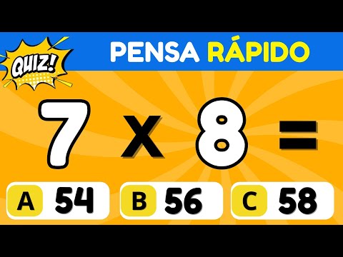🚨 Você Consegue Passar Este Desafio de matemática?: DUVIDO VOCÊ ACERTAR TODAS! ➗✖️🧠
