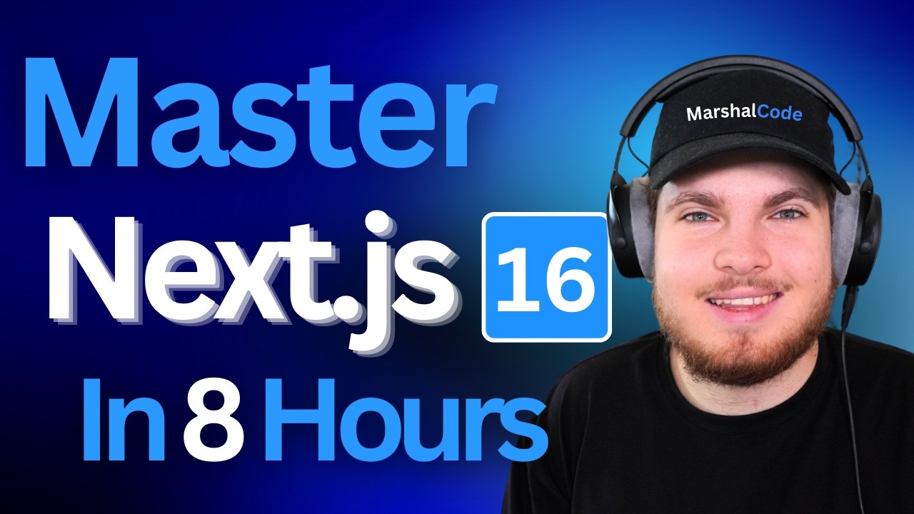 Next.js 16 Full Stack Course (8+ hrs) 🚀