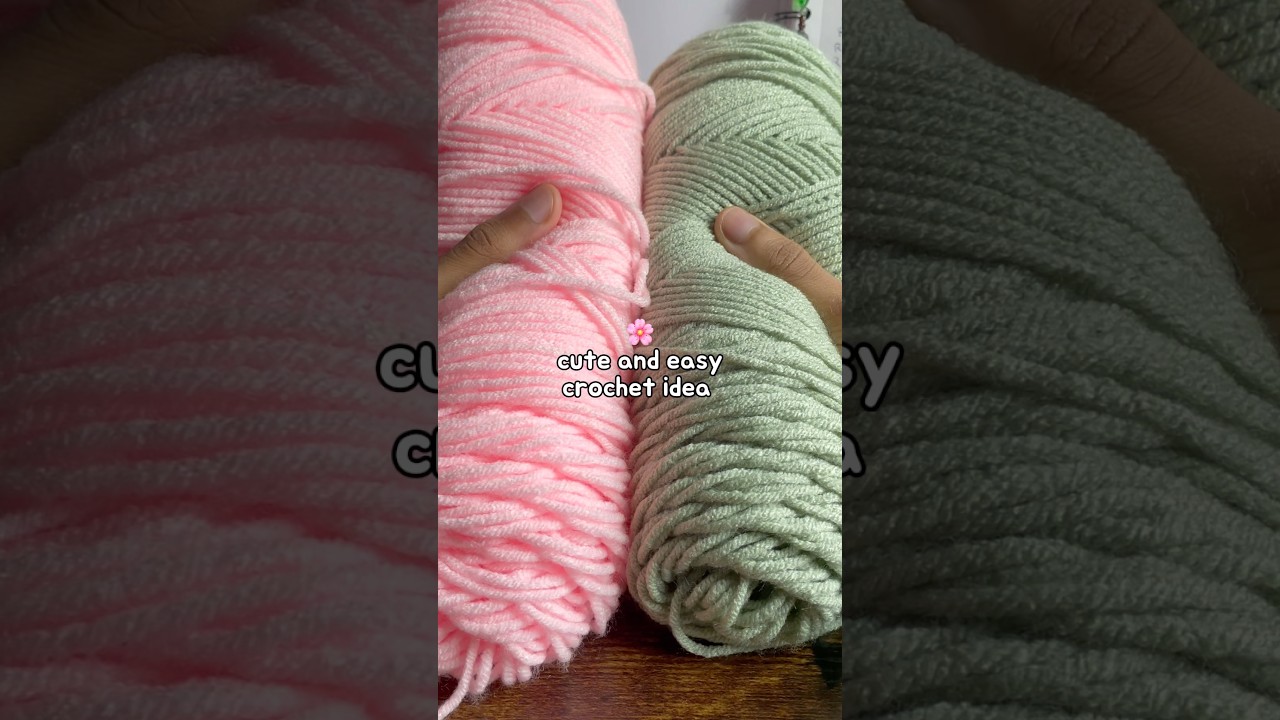 Easy Crochet Baby Mushroom Keychain for Beginners ๐