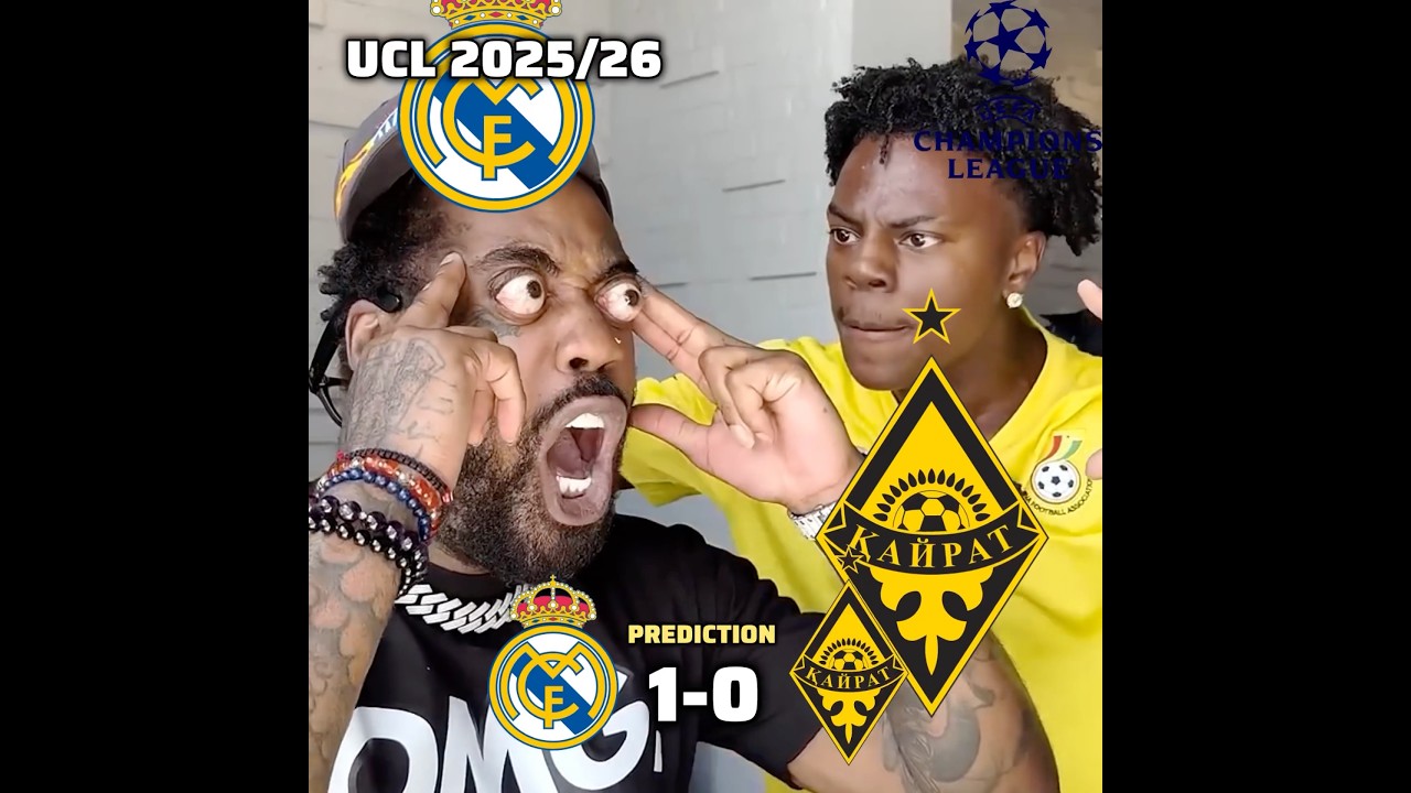 Real Madrid vs Kairat | UCL 2025/26 Matchday 2 ⚽
