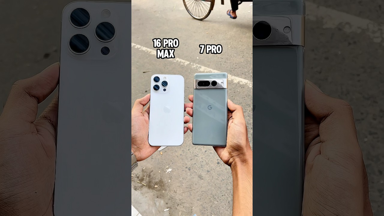 iPhone 16 Pro Max vs Pixel 7 Pro Camera Zoom 📱