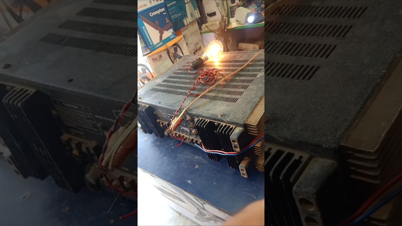 Ahuja SSA-7000 Amplifier Power Test 🔊