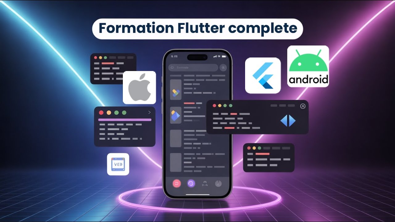 Apprenez à créer une app mobile avec Flutter en un seul cours 📱