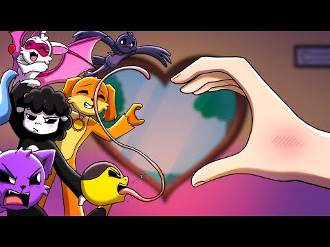 NIGHTMARE vs SMILING critters doing Finger Heart 🫶🏻🌈