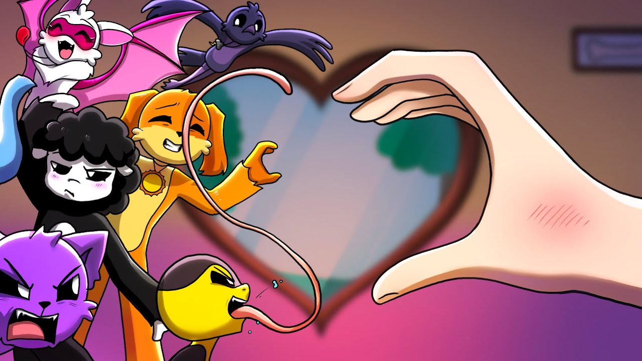 Nightmare vs. Smiling Critters Doing Finger Hearts 🫶🏻🌈