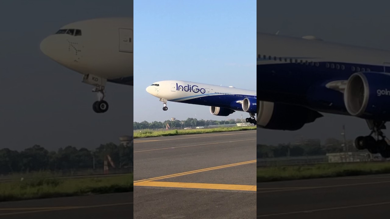 Indigo Boeing 777 Takeoff 🛫