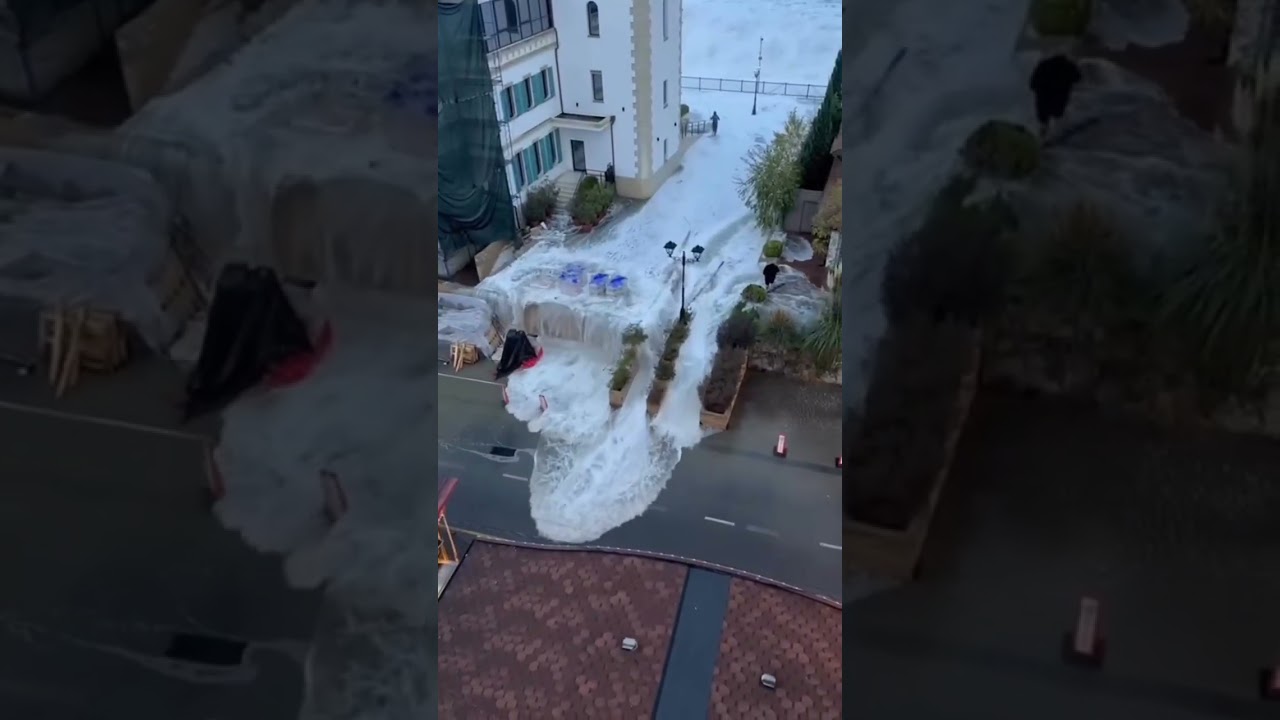 Утро в Сочи: Шторм на Имеретинской набережной 🌊