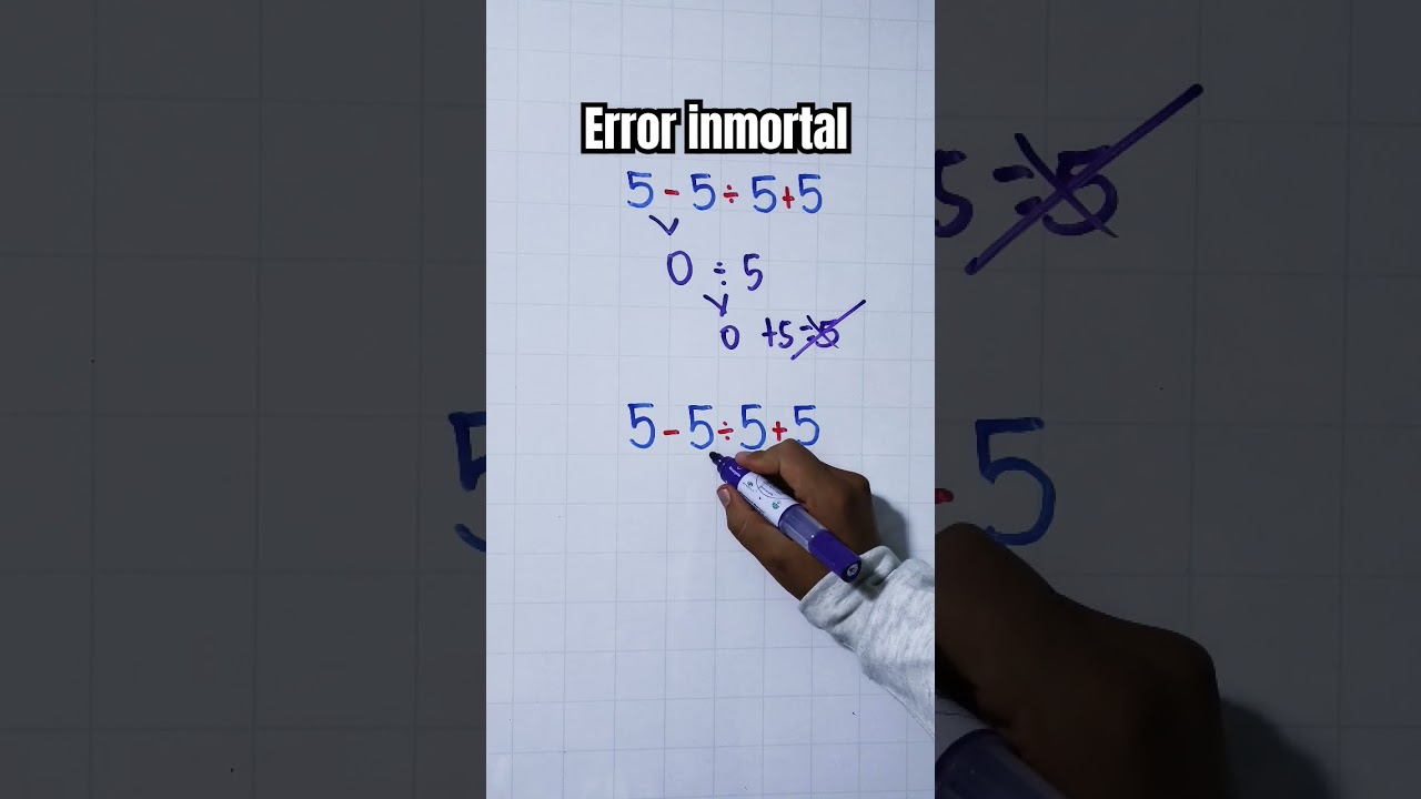 Solución a Error Mortal en Matemáticas: Trucos y Consejos de Algebra 🧮
