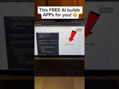 This FREE AI creates APPs for you! 😳  #ai #artificialintelligence #aitools #aihacks #chatgpt #tech