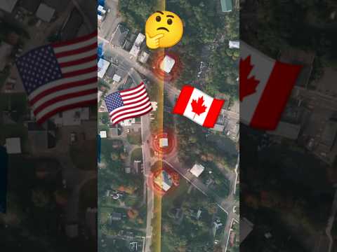 The US Town That Sits In Canada 🤯🍁