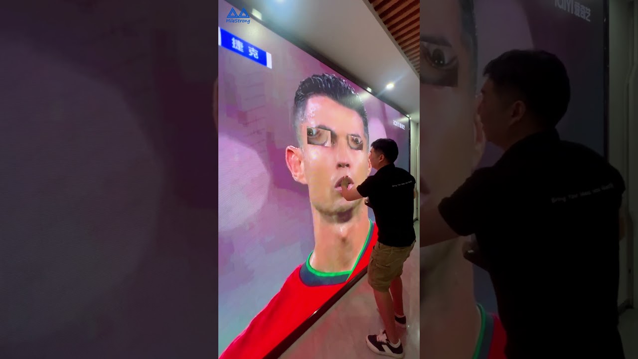 Cristiano Ronaldo's Avatar Restored on Stunning LED Display ⚽