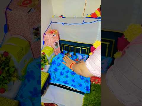 Laddu gopal night routine | लडडू गोपाल जी को कैसे सिलाए | #shortsvideo #laddugopalseva