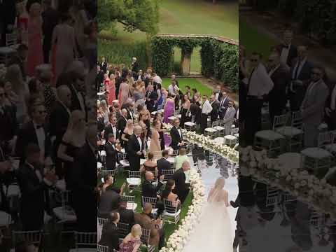 You’ve Never Seen A Wedding Aisle Like This… #weddingshorts #wedding
