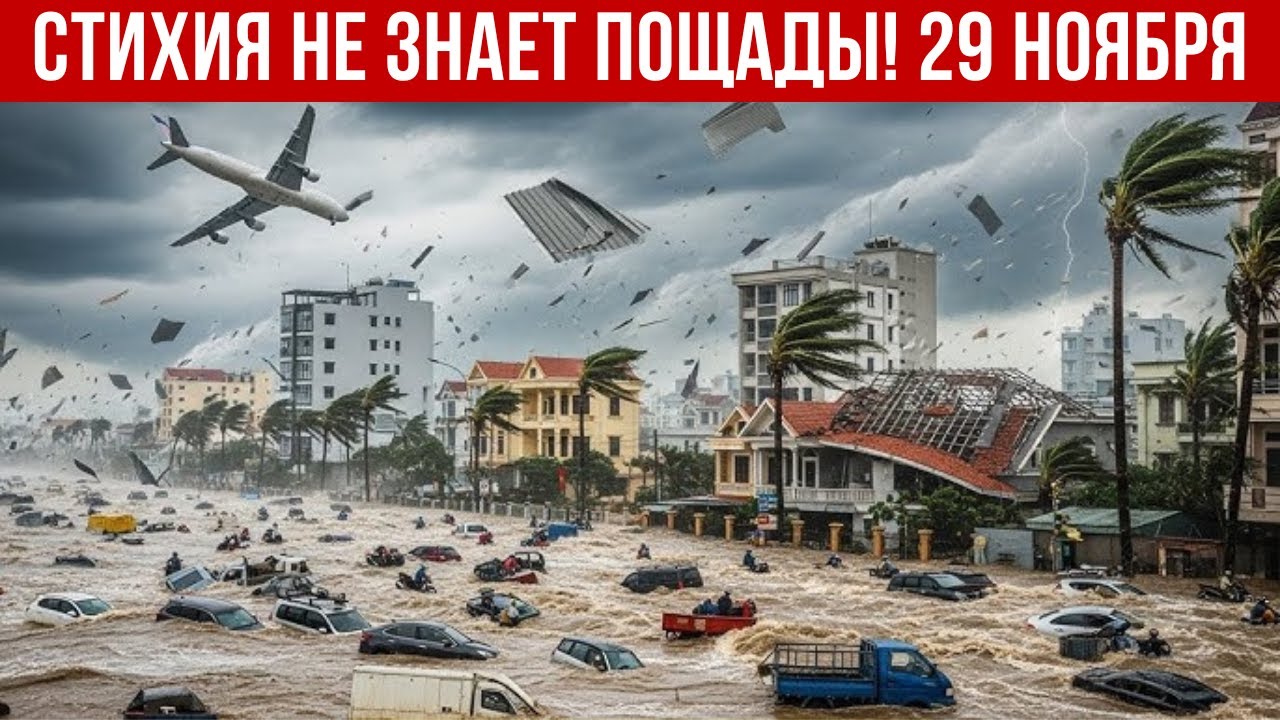 Новости 29.11.2025: Катаклизмы и события дня 🌍