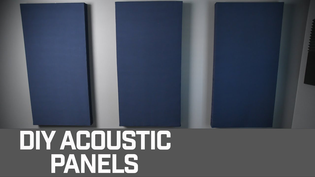 HOW TO // DIY Acoustic Panels for your Home Studio!