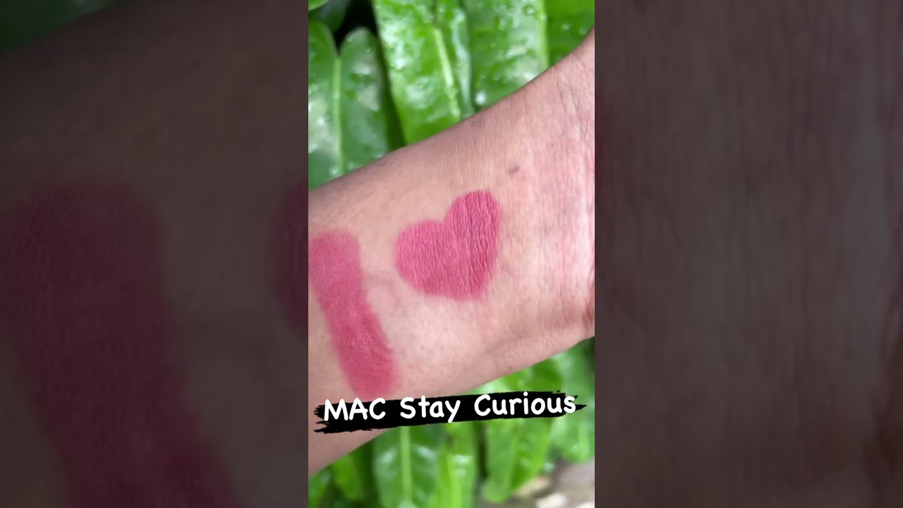 MAC Stay Curious Lipstick Review ✨
