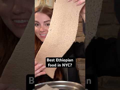 everything I ate at the top rated Ethiopian restaurant in nyc! #foodie #nycfood #eating #ethiopia