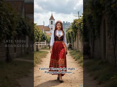 Fashion Through the Ages - Portuguese Women #fashion #fashionstyle #fashionhistory #fashionthrowback
