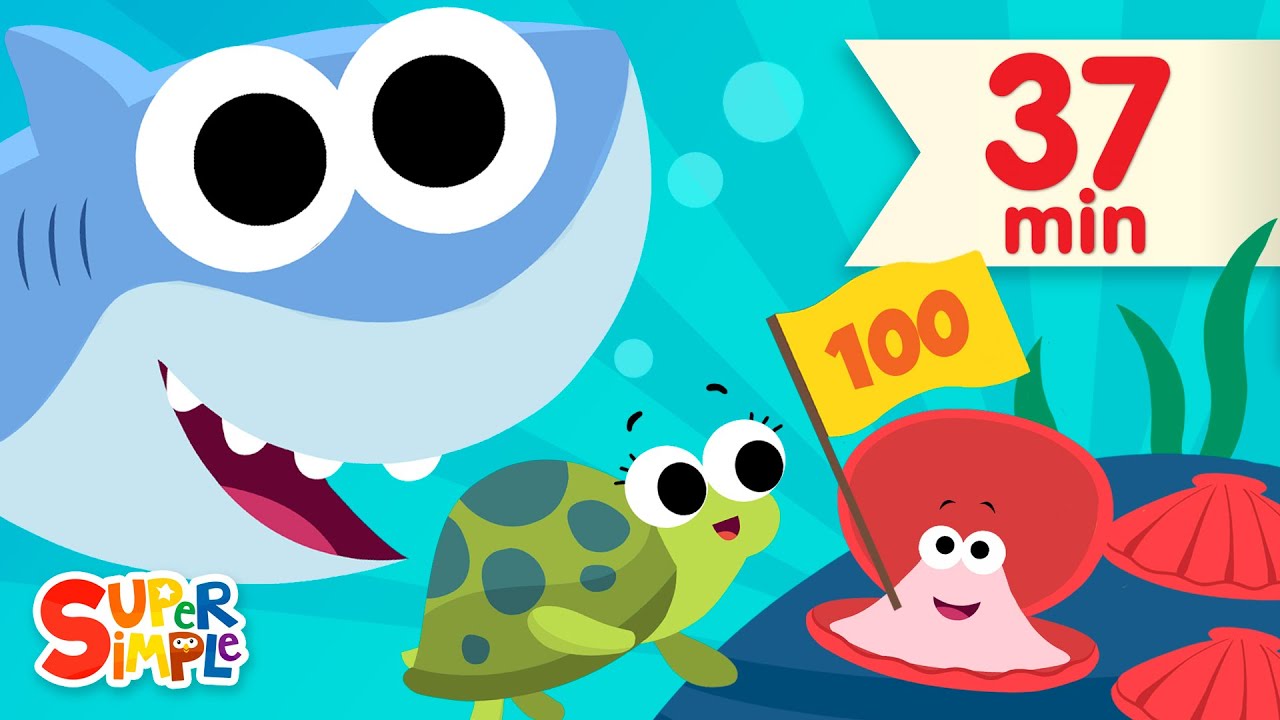 Count to 100 with Finny the Shark 🦈 | Kids Songs