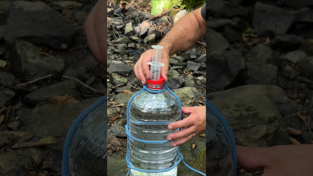 Mind-Blowing Water Hack for Camping & Survival 💧