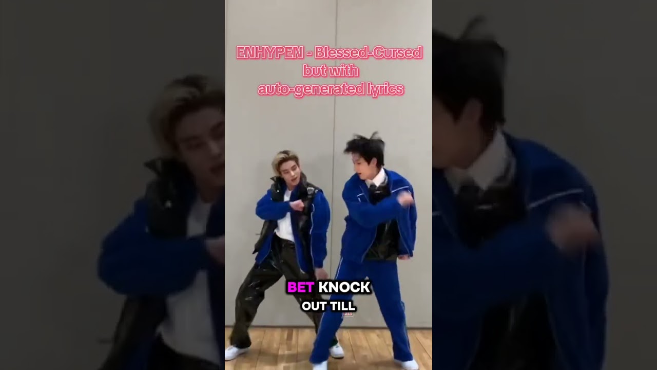 ENHYPEN's 'Blessed-Cursed' with Auto Lyrics 🎶