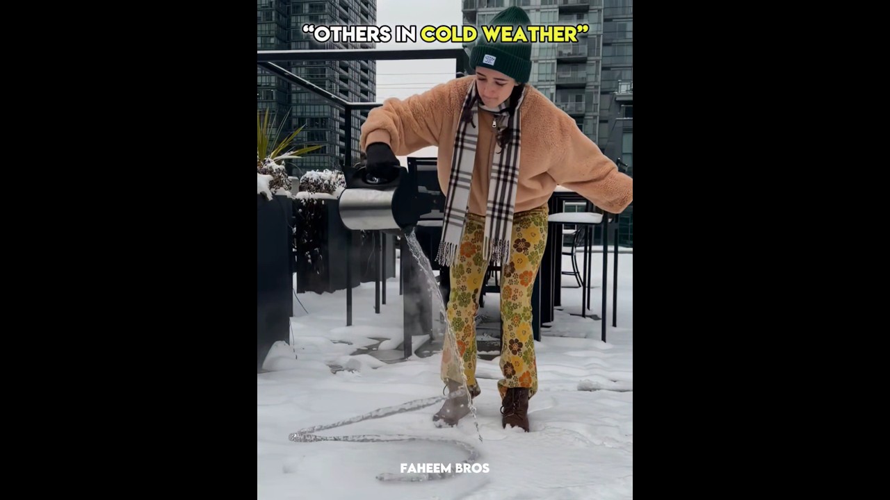 Cold Weather Challenge: This Guy vs Others ❄️