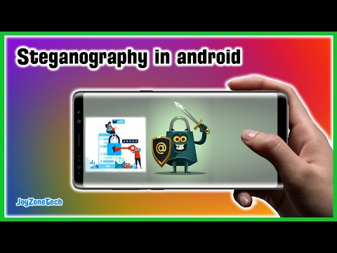 How to hide secret data or messages inside a picture using steganography in android