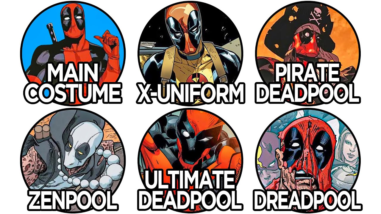 Deadpool Variants & Suits Explained 🦸‍♂️