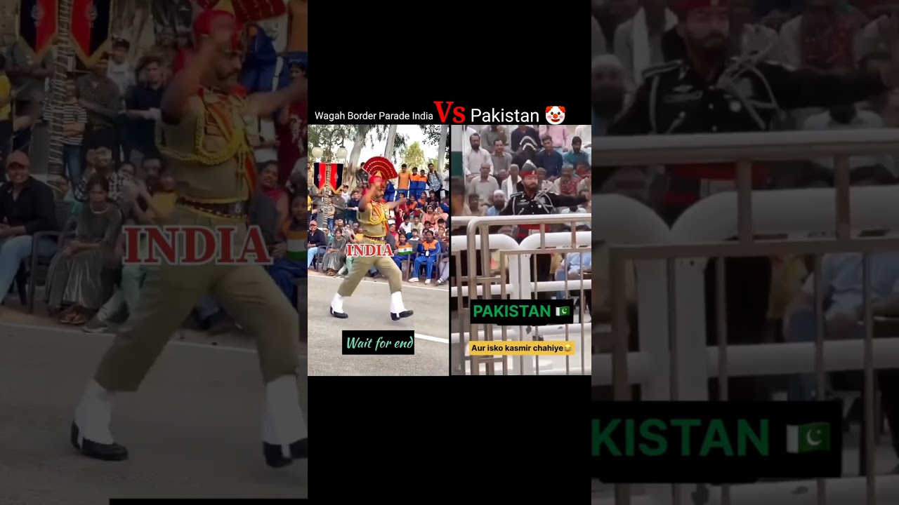 Wagah Border Parade: India vs Pakistan 🇮🇳🇵🇰