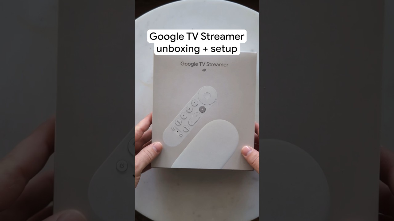 Unboxing the New Google TV 4K Streamer 📺