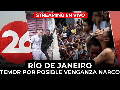 Río de Janeiro: Temor por posible venganza de narcos en transmisión en vivo por Canal 26