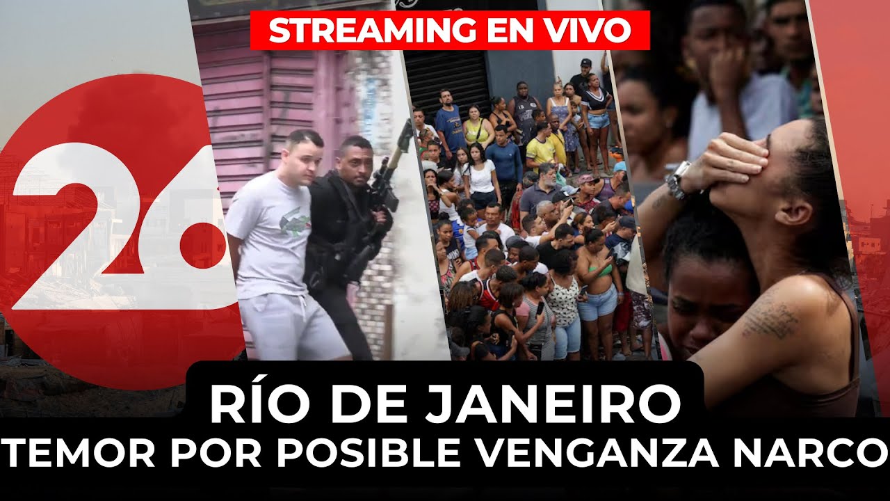 Río de Janeiro: Temor por posible venganza de narcos en transmisión en vivo por Canal 26