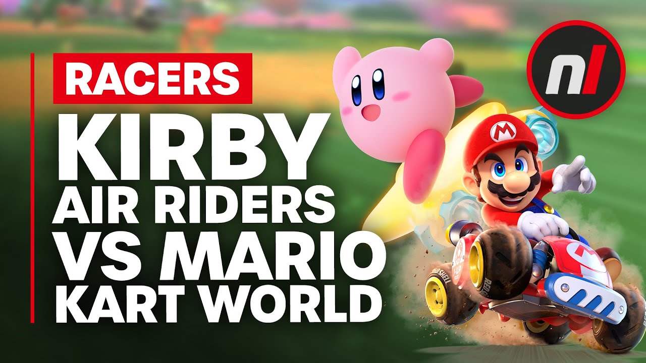 Kirby Air Riders vs. Mario Kart World 🚗