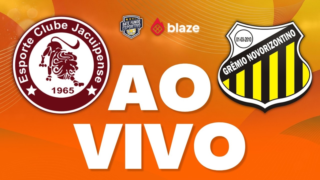 JACUIPENSE X NOVORIZONTINO JOGO AO VIVO - DIRETO DO ELIEL MARTINS🔥| COPA DO BRASIL HOJE
