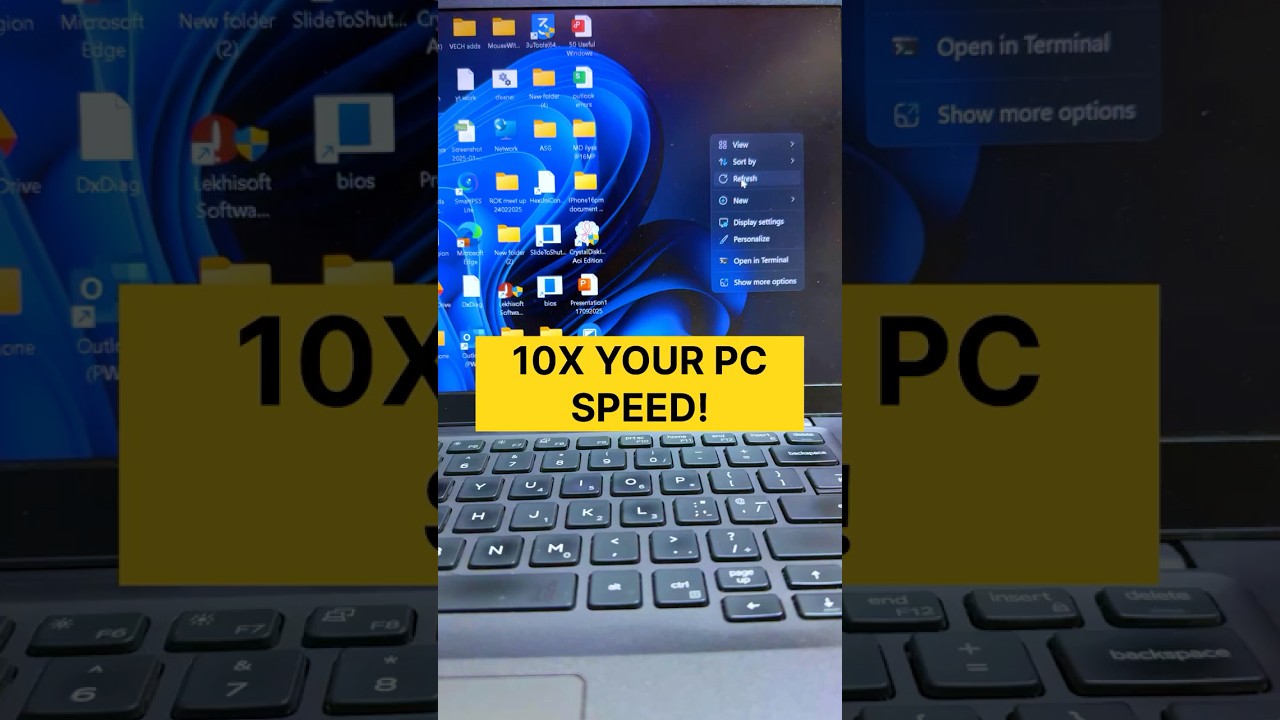 Speed Up Your Slow PC in 1 Minute π (Windows 10 & 11)