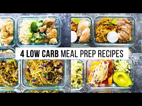 4 Easy Low Carb Meal Prep Recipes 🥗