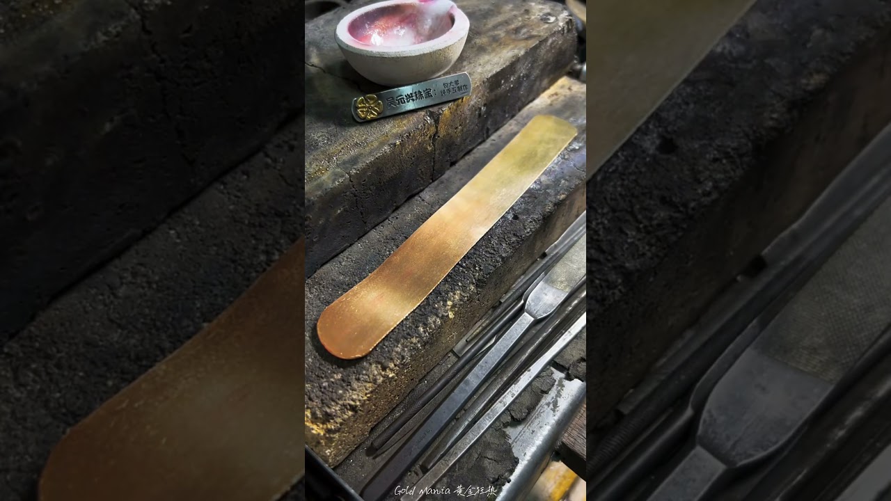 Creating a Pure 24K Gold Bangle ✨