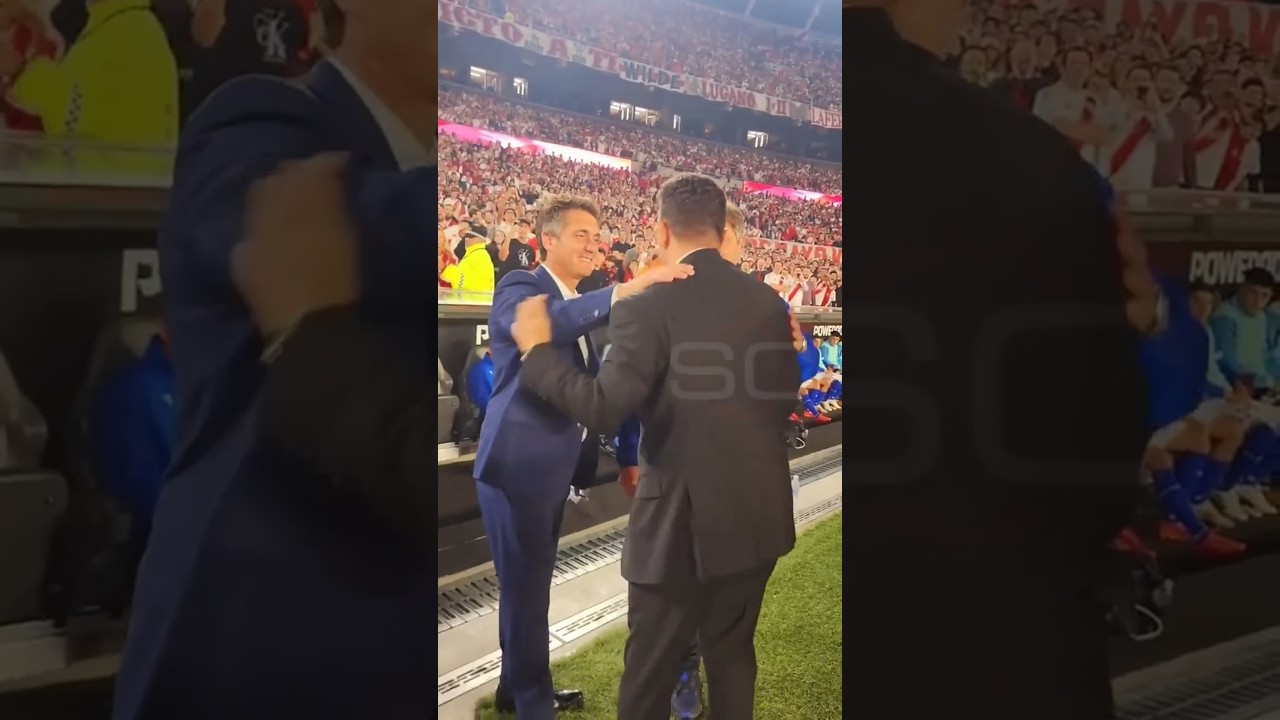 Gallardo sorprendió a Guillermo Barros Schelotto en el día de su cumpleaños 🤝